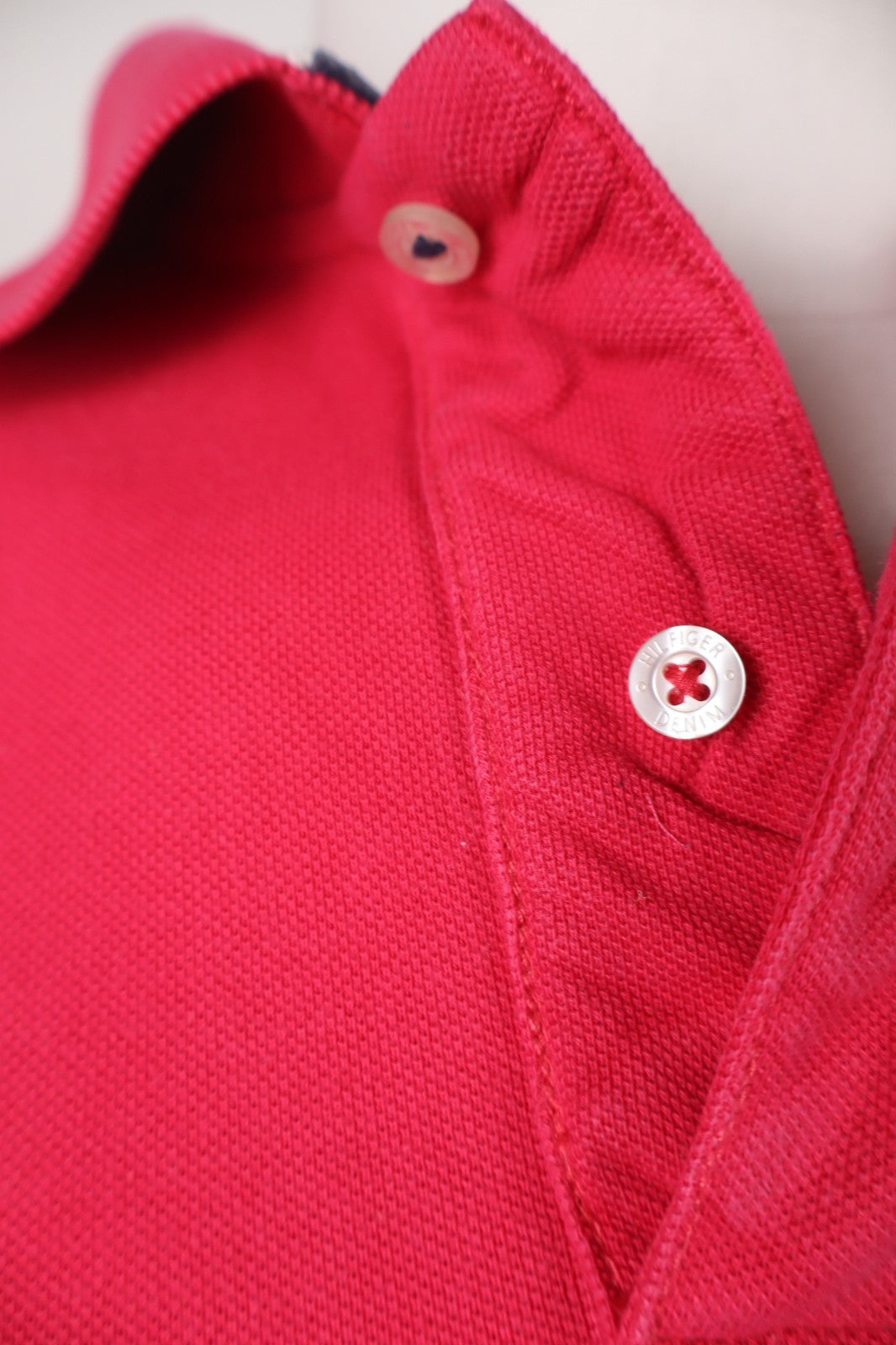 TOMMY HILFIGER DENIM MAGLIA POLO UOMO S MAN T-SHIRT CASUAL VINTAGE COTONE LOGO