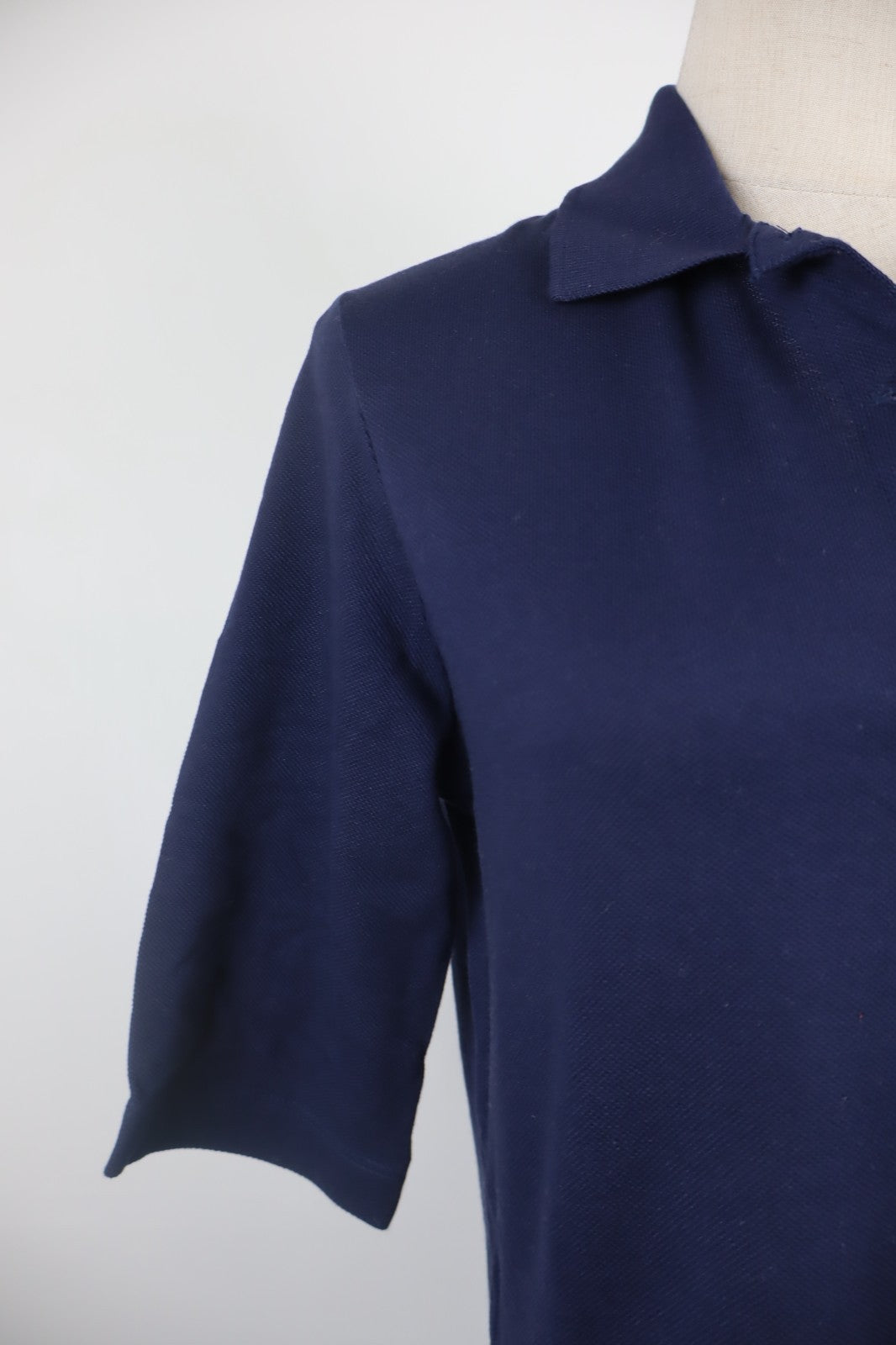 LACOSTE POLO MAGLIA DONNA COTONE 38 WOMAN COTTON SHIRT CASUAL VINTAGE MANICA 3/4