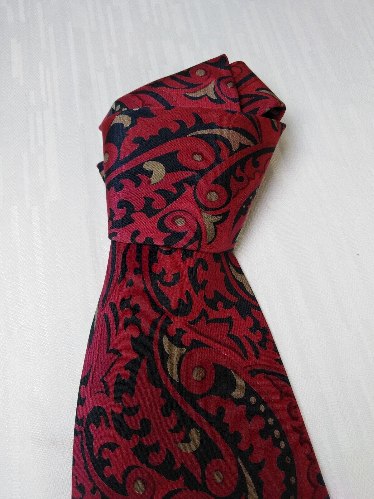 CENCI 100% SETA SILK TIE CRAVATTA NECKTIE VINTAGE CLASSIC MADE ITALY