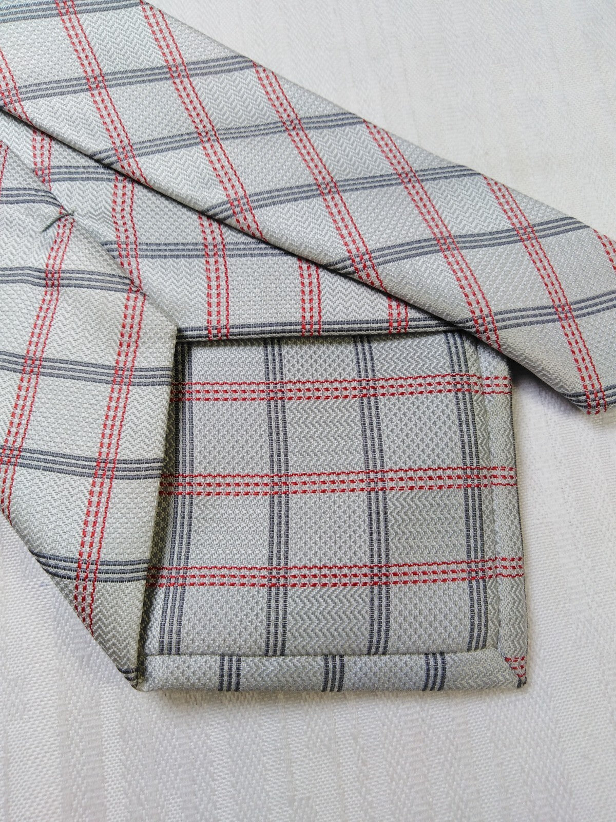 ROCCOBAROCCO 100% SILK TIE SETA CRAVATTA NECKTIE MADE  ITALY SELF TIPPED