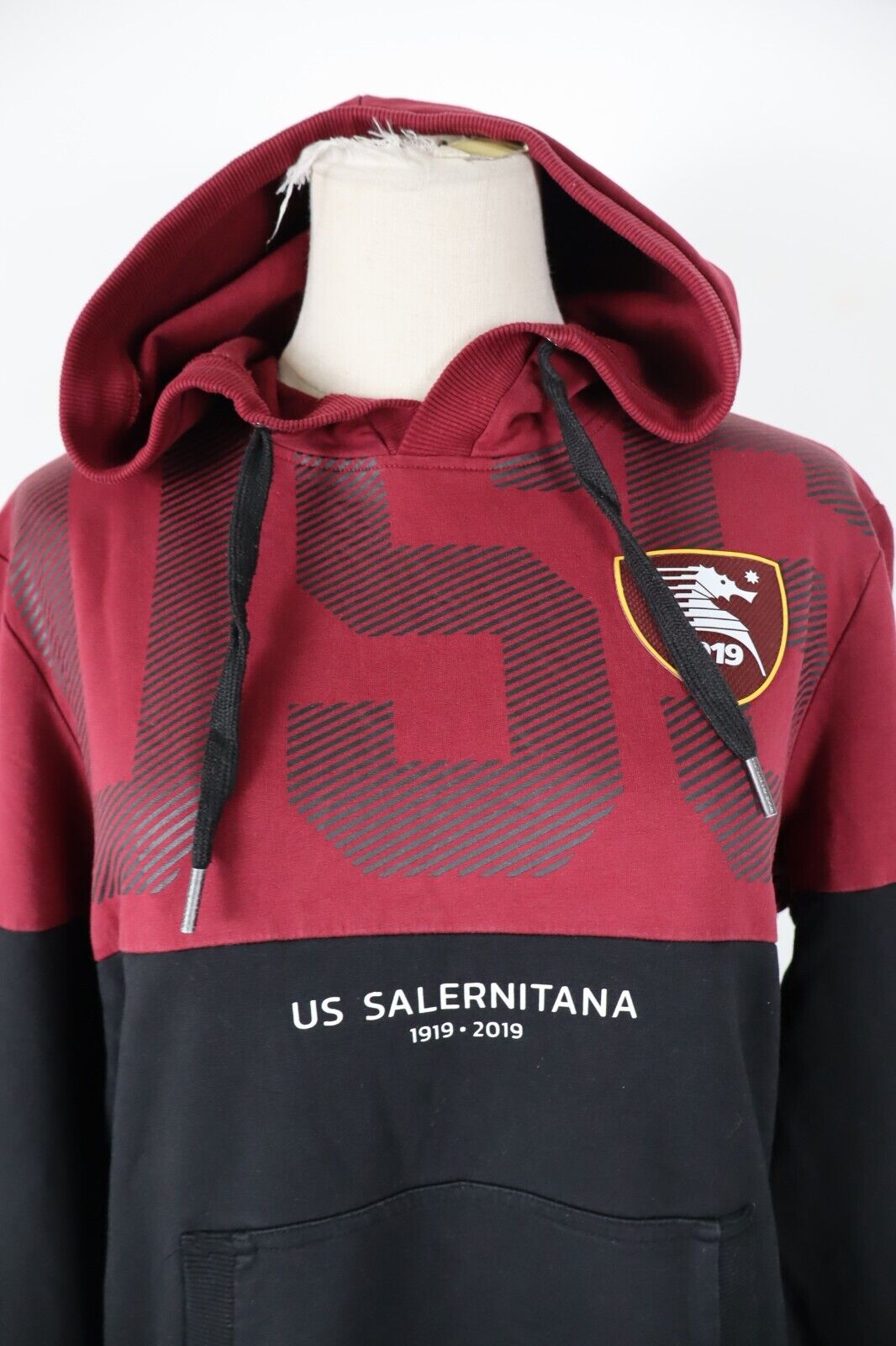 ZEUS SALERNITANA FELPA CALCIO MAGLIA DONNA Tg L WOMAN VINTAGE SWEATSHIRT COTONE