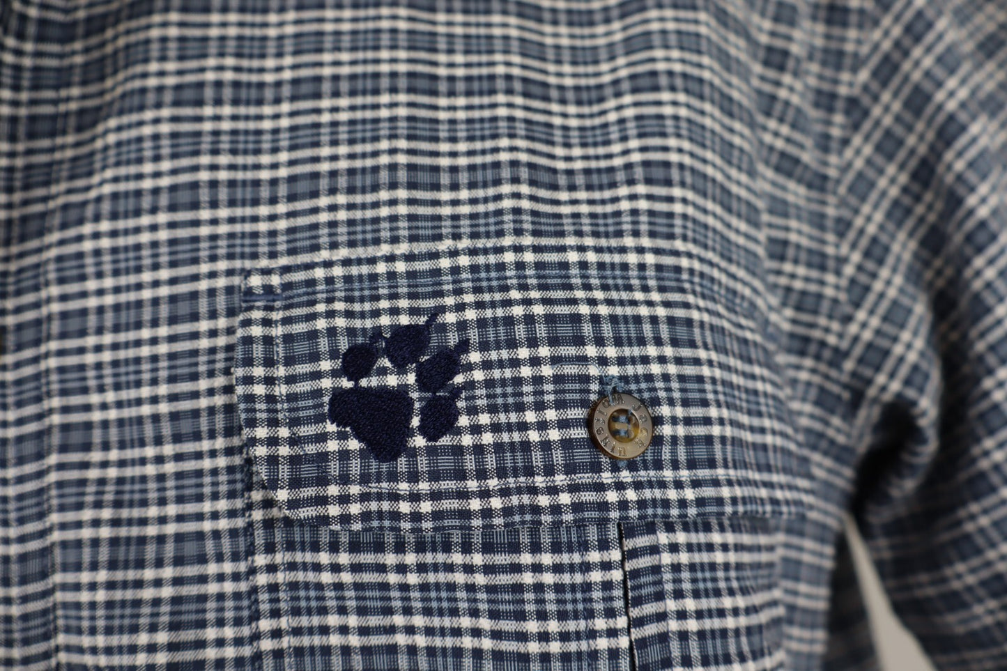 JACK WOLFSKIN CAMICIA UOMO TG. S MAN CASUAL VINTAGE SHIRT