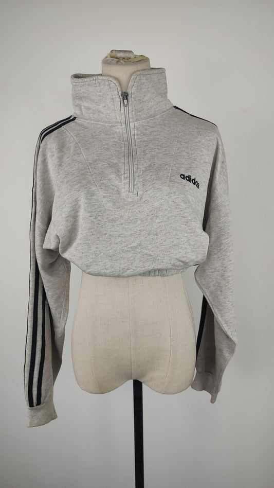 ADIDAS FELPA DONNA Tg M WOMEN CASUAL VINTAGE SPORT SWEATSHIRT