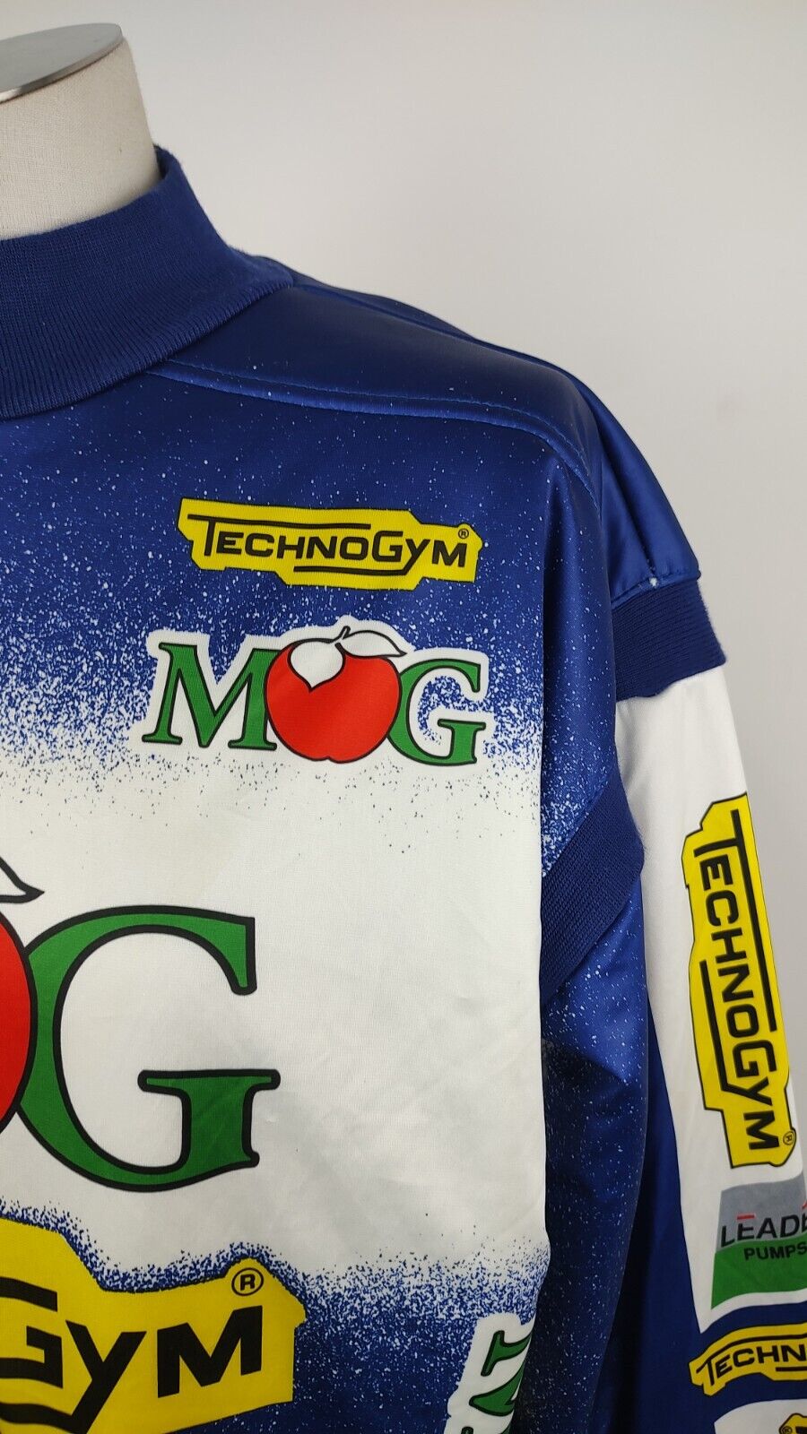 NALINI GIUBBINO IMBOTTITO SPORT CICLISMO UOMO TG. 7 MAN BIKERS VINTAGE JACKET
