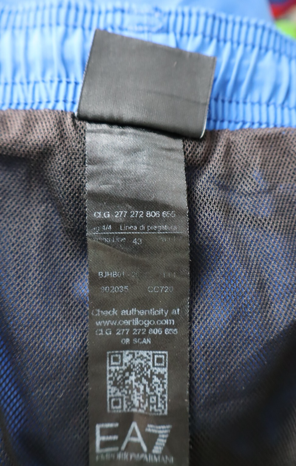 EA7 EMPORIO ARMANI COSTUME PANTALONCINO MARE UOMO 43 MEN SWIMSUIT VINTAGE CASUAL