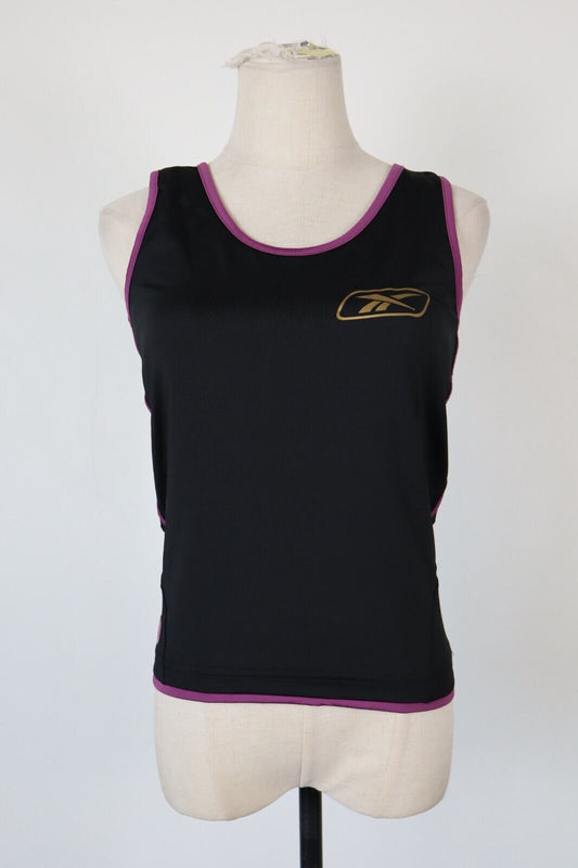 REEBOK MAGLIA DONNA TG. L WOMAN CASUAL VINTAGE T-SHIRT TOP CANOTTA