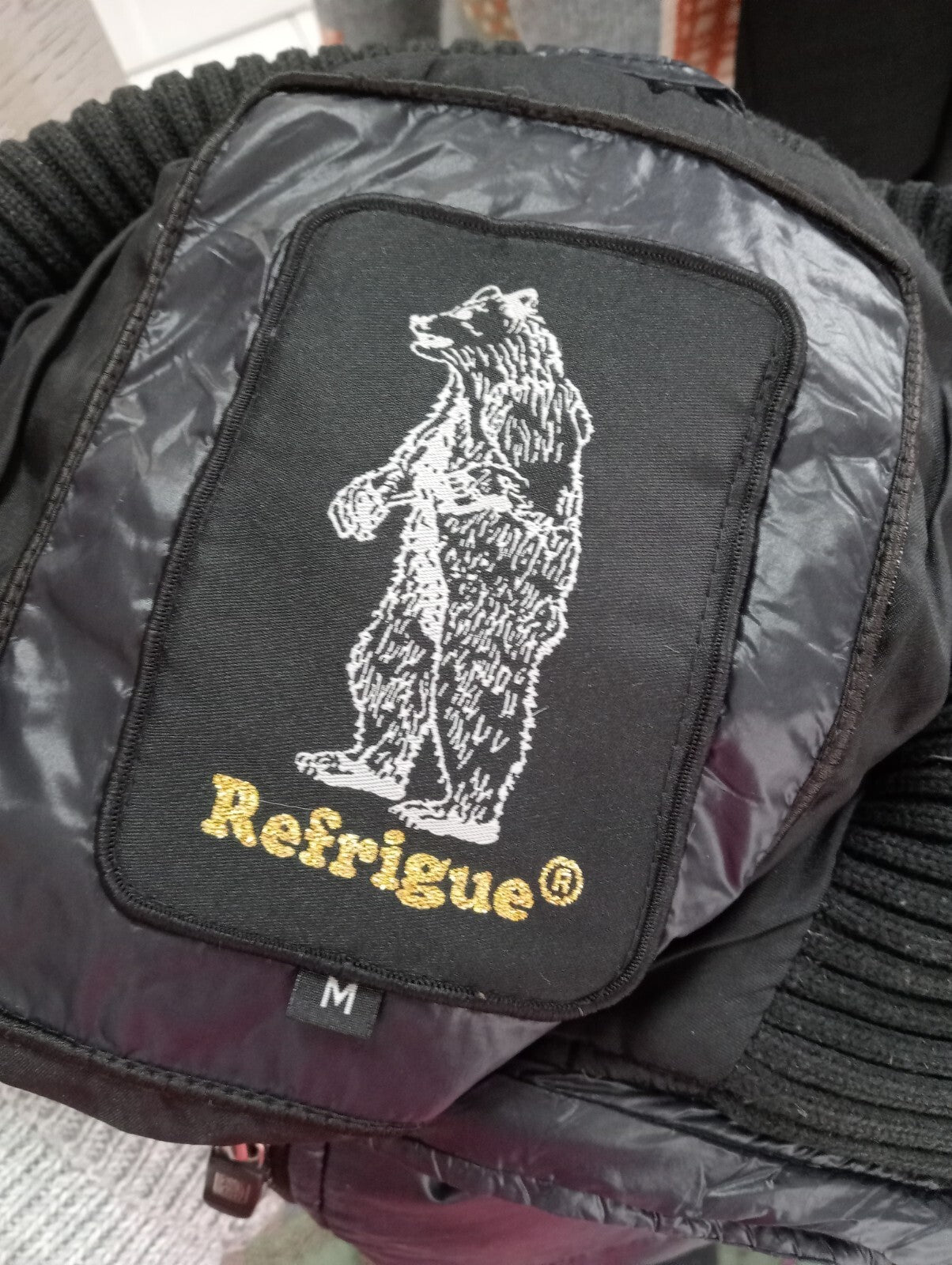 REFRIGUE GIUBBINO PIUMINO DONNA Tg. M WOMEN CASUAL JACKET VINTAGE