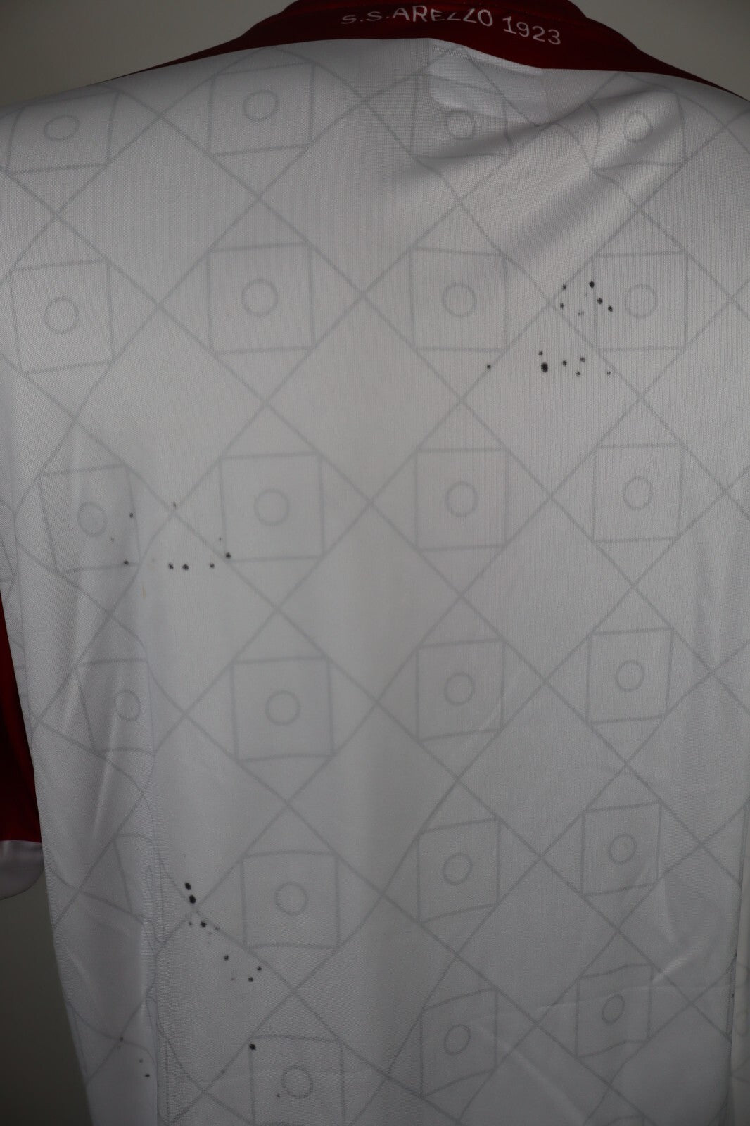 KAPPA SS AREZZO MAGLIA CALCIO UOMO Tg L SOCCER TRIKOT JERSEY SPORT AUTOGRAFATA