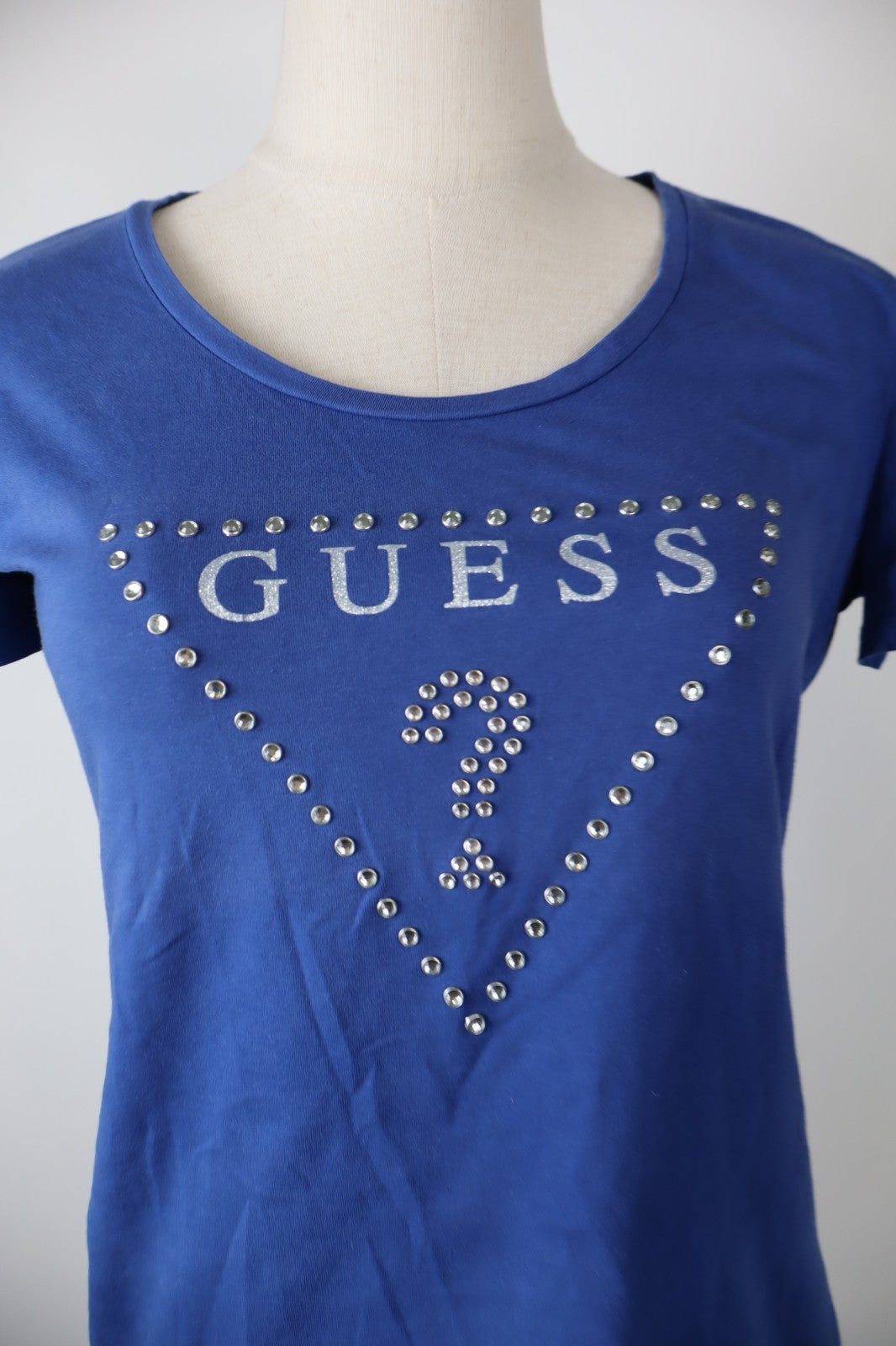GUESS MAGLIA DONNA TG. M WOMAN CASUAL VINTAGE T-SHIRT  TOP COTONE