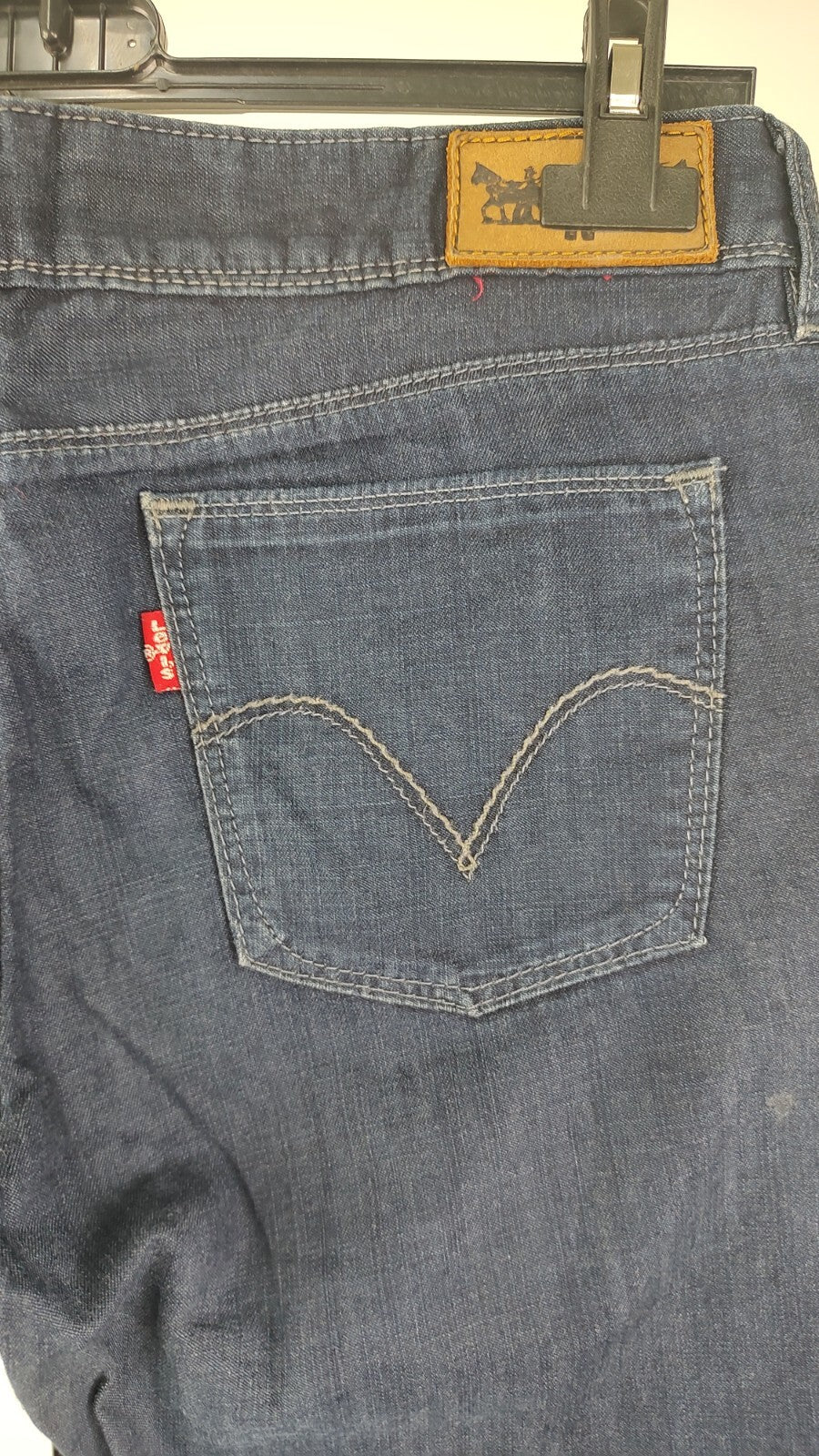 LEVI'S PANTALONCINO JEANS DENIM DONNA TG 28 WOMAN PANTS SHORT VINTAGE