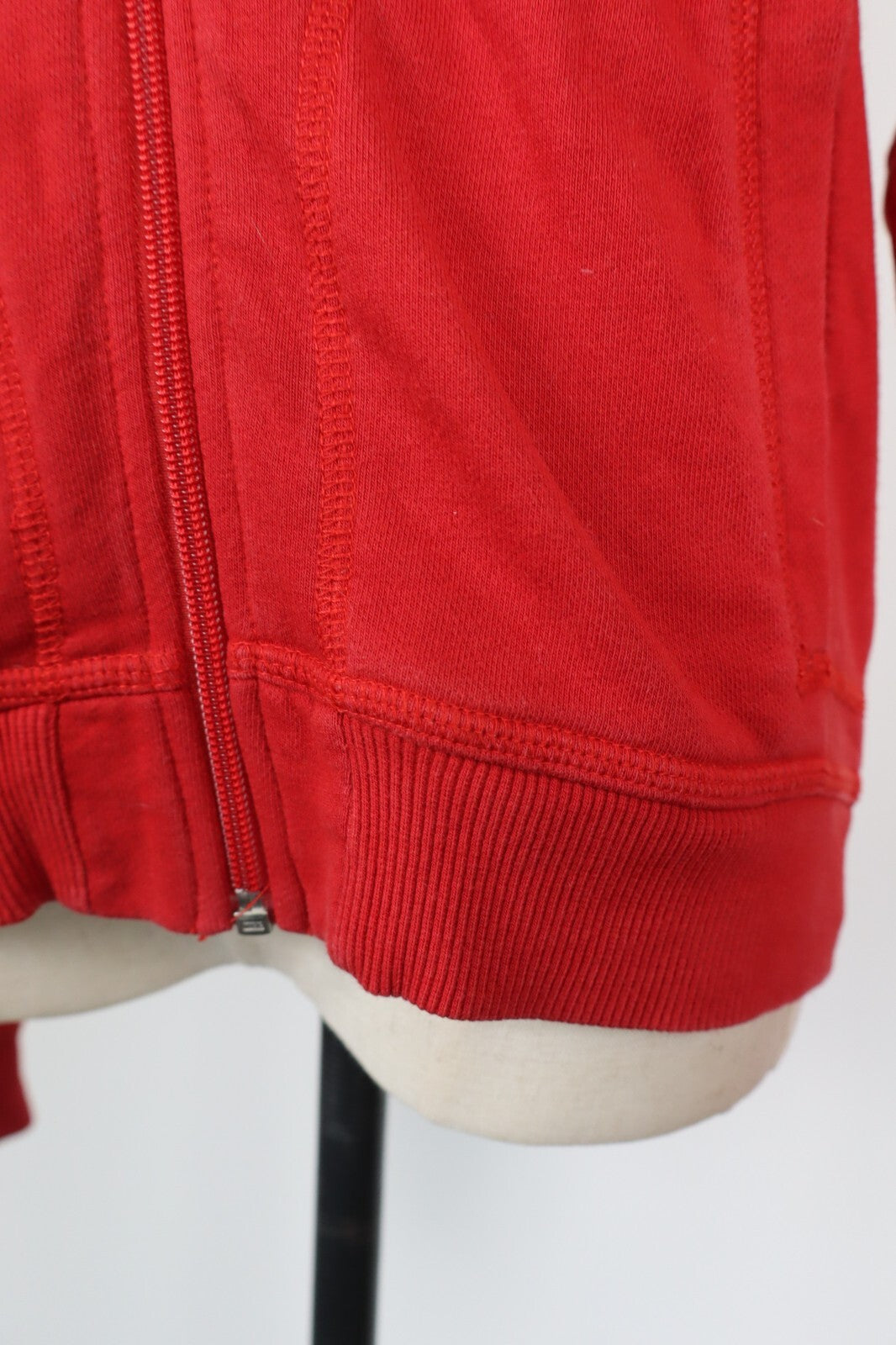 ADIDAS FELPA CON ZIP CAPPUCCIO DONNA Tg XS WOMEN CASUAL VINTAGE SPORT SWEATSHIRT