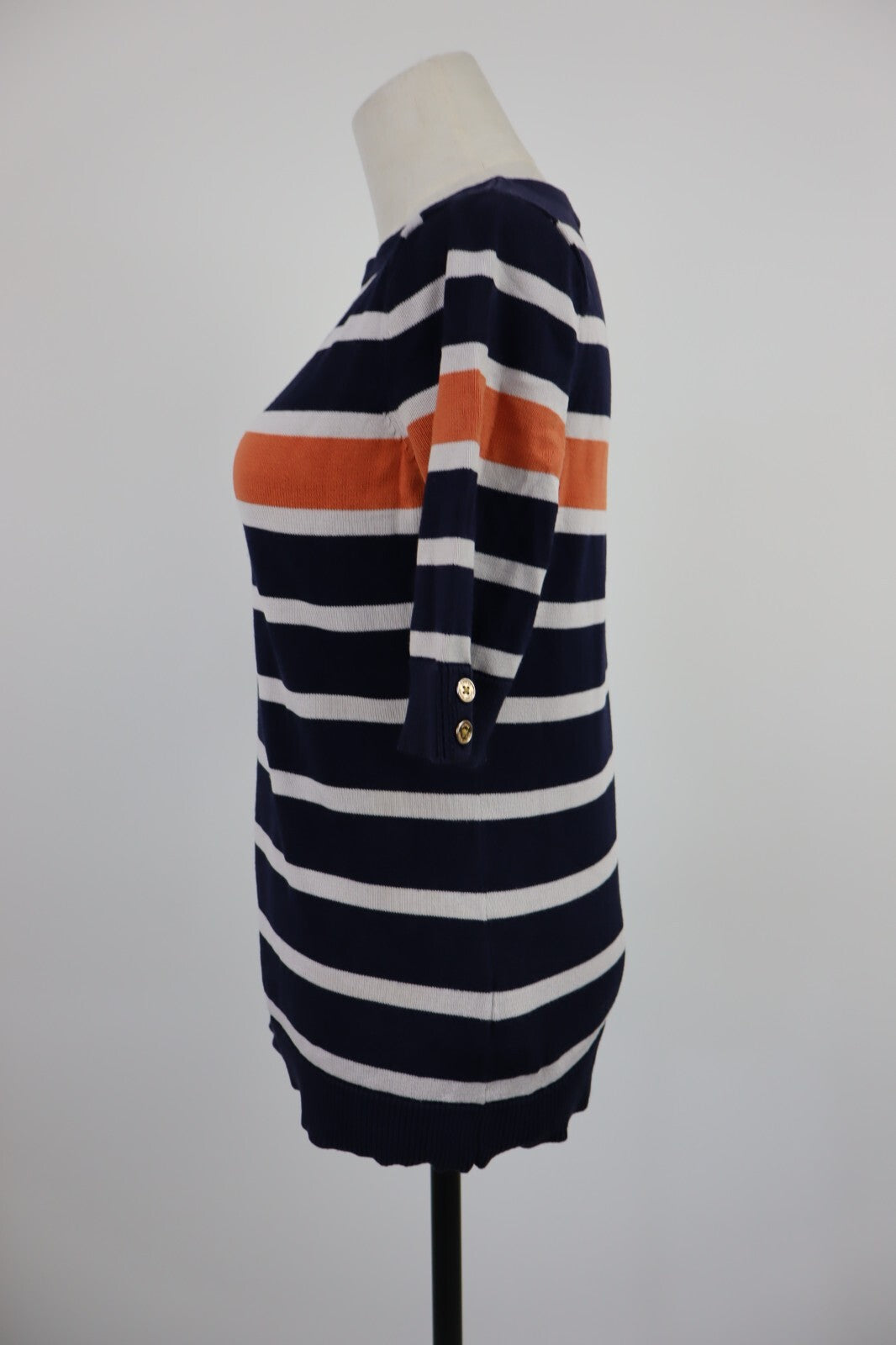LAUREN RALPH LAUREN DONNA MAGLIA COTONE TG. S WOMAN SHIRT CASUAL VINTAGE COTTON