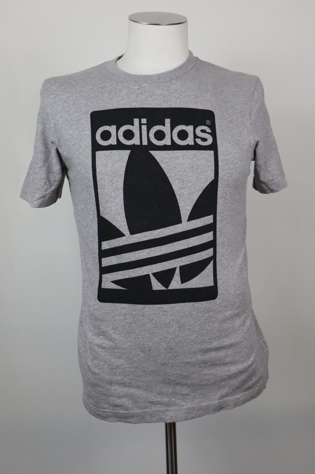 ADIDAS 3 STRIPES MAGLIA SPORTIVA  T-SHIRT UOMO Tg XS CASUAL VINTAGE COTONE