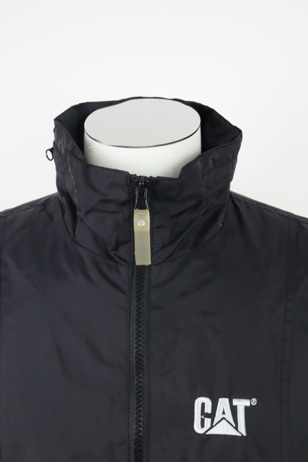 CATERPILLAR GIUBBINO IMPERMEABILE UOMO L MAN GIACCA VINTAGE SPORT RICHIUDIBILE