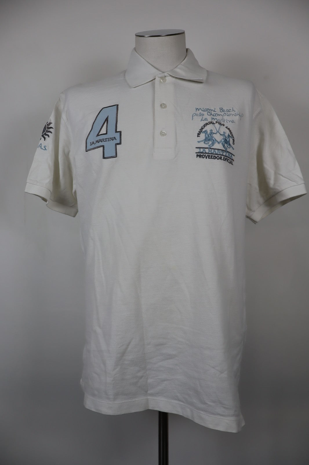 LA MARTINA POLO MAGLIA UOMO TG XL MAN COTONE SHIRT CASUAL VINTAGE