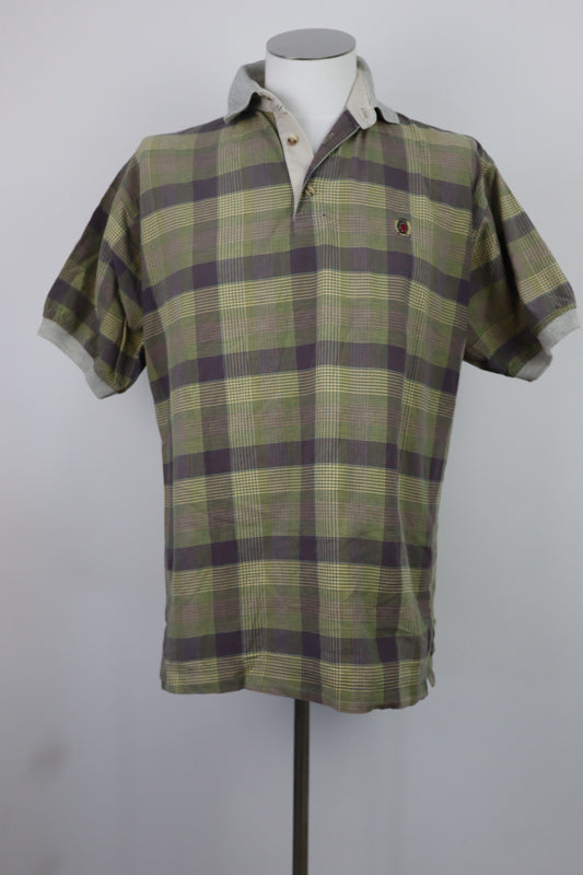 TOMMY HILFIGER CAMICIA UOMO TG. L  MAN CASUAL SHIRT VINTAGE SHIRT COTONE