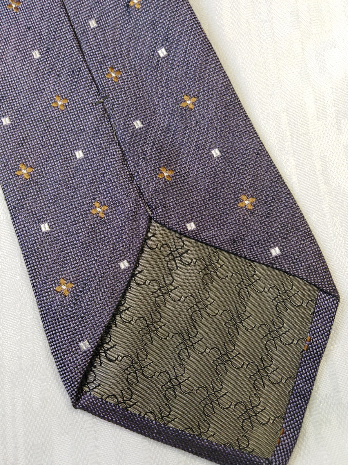 TINO COSMA 100% SETA SILK TIE CRAVATTA NECKTIE ITALY VINTAGE CLASSIC