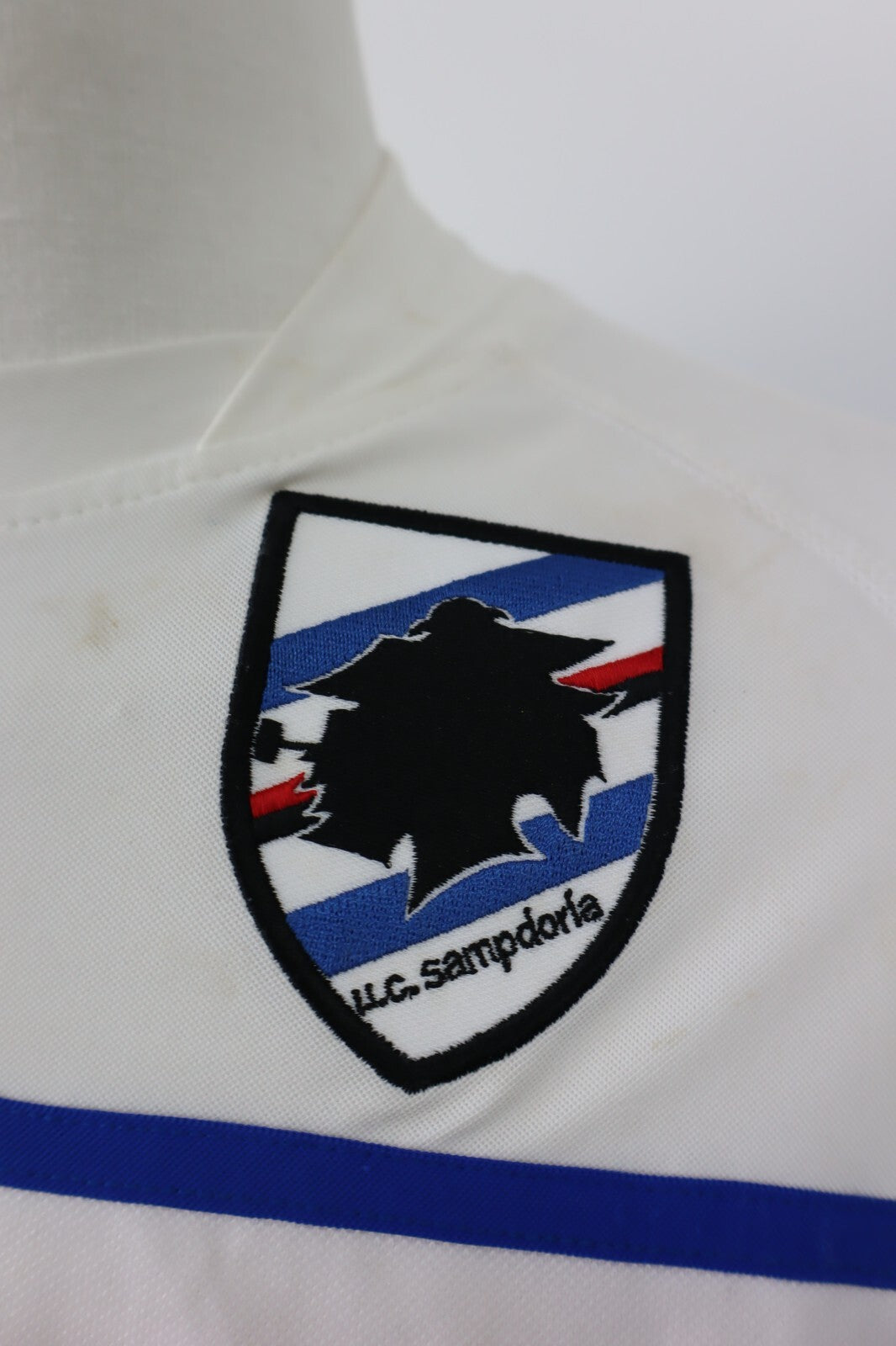 KAPPA SAMPDORIA PISANO N  26 MAGLIA CALCIO TG XL UOMO MAN T-SHIRT SOCCER SPORT