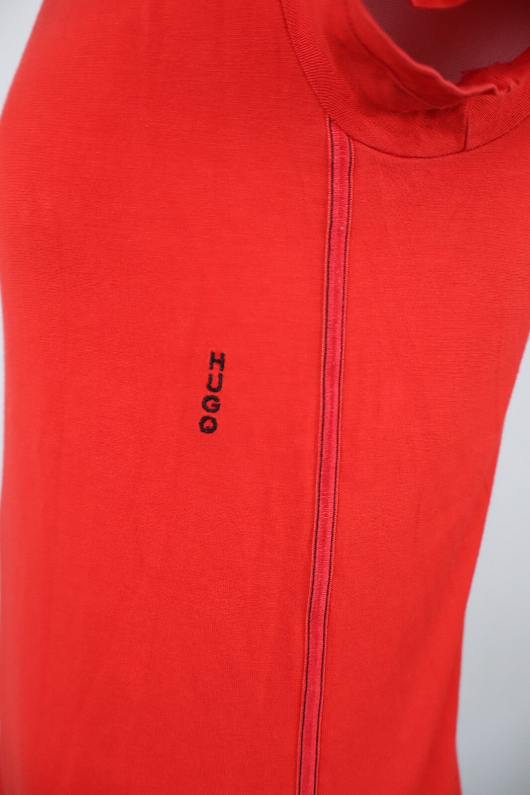 HUGO BOSS MAGLIA UOMO TG L MAN T-SHIRT CASUAL VINTAGE COTONE COTTON