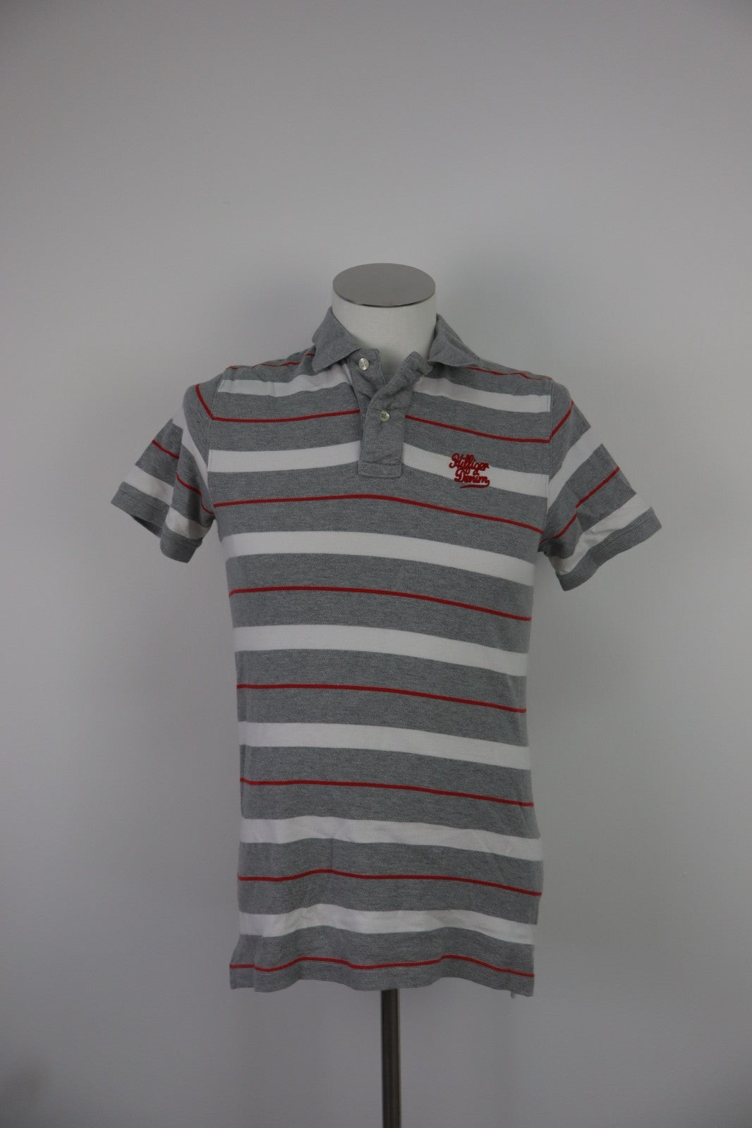 TOMMY HILFIGER DENIM POLO MAGLIA UOMO TG S MAN T-SHIRT CASUAL VINTAGE COTONE