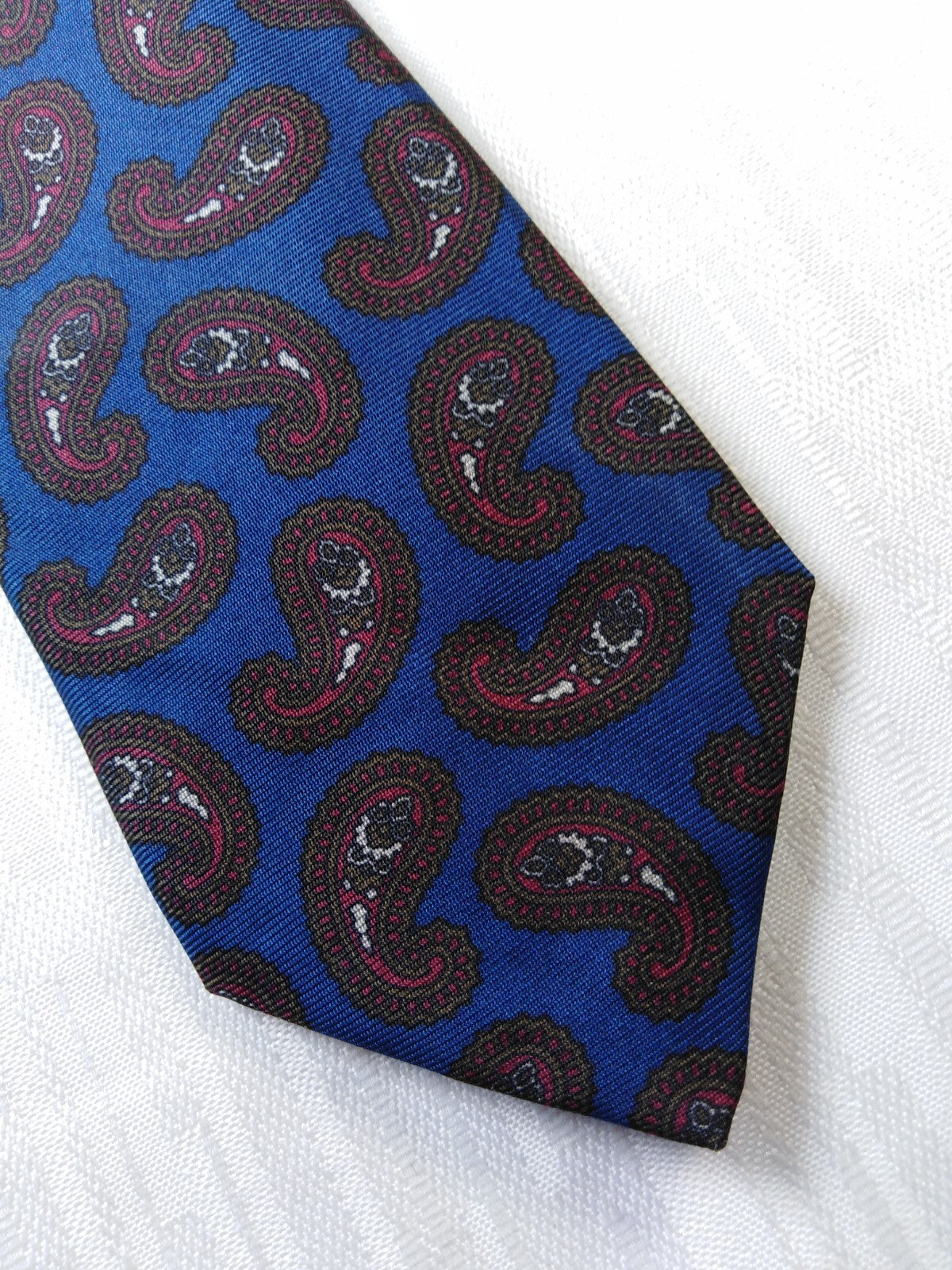 ALTEA MILANO 100% SILK TIE SETA CRAVATTA NECKTIE ITALY VINTAGE CLASSIC