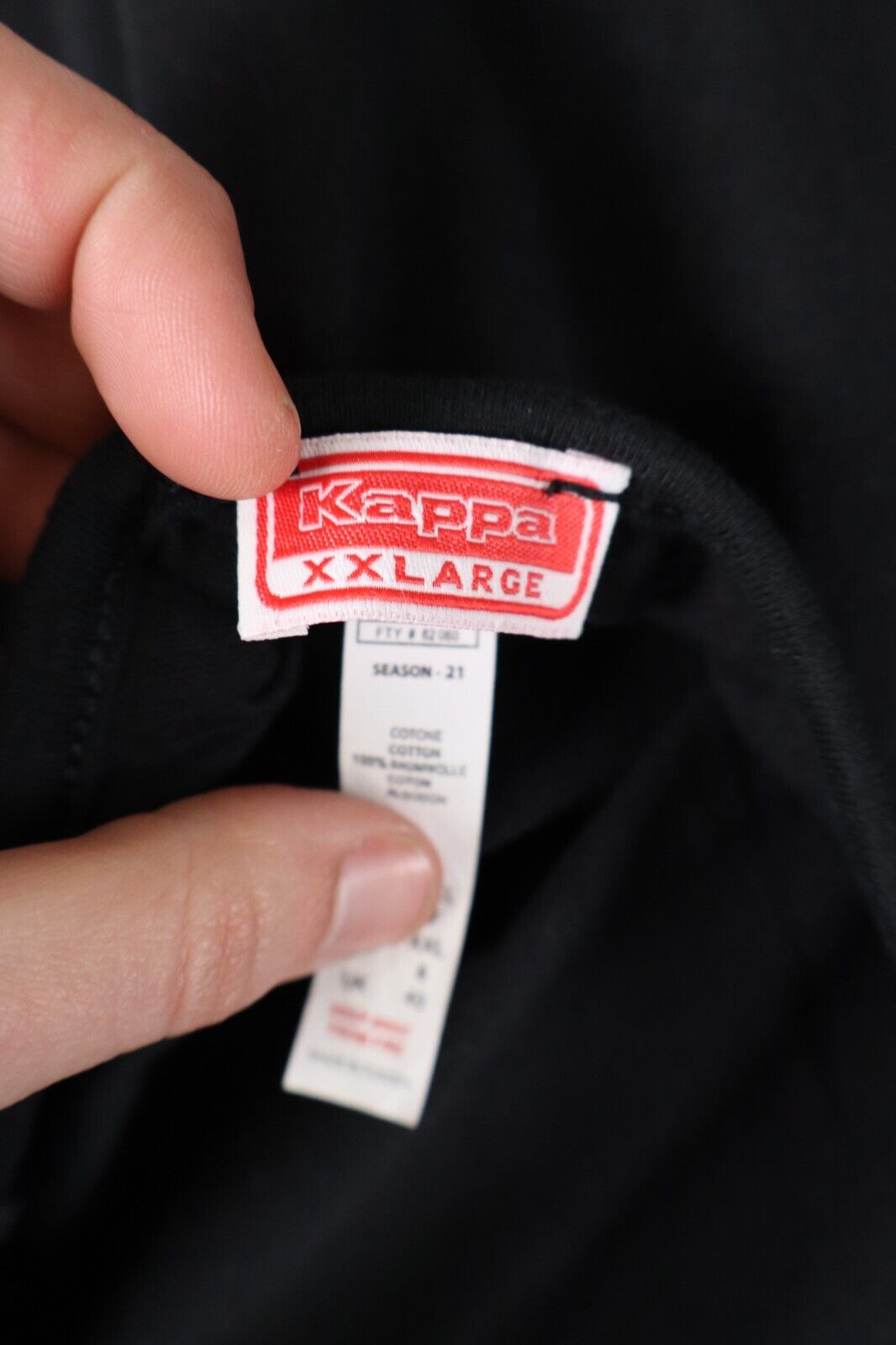 KAPPA ULTRAS PALMESE CALCIO MAGLIA UOMO TG. 2XL MAN T-SHIRT SPORT VINTAGE COTONE