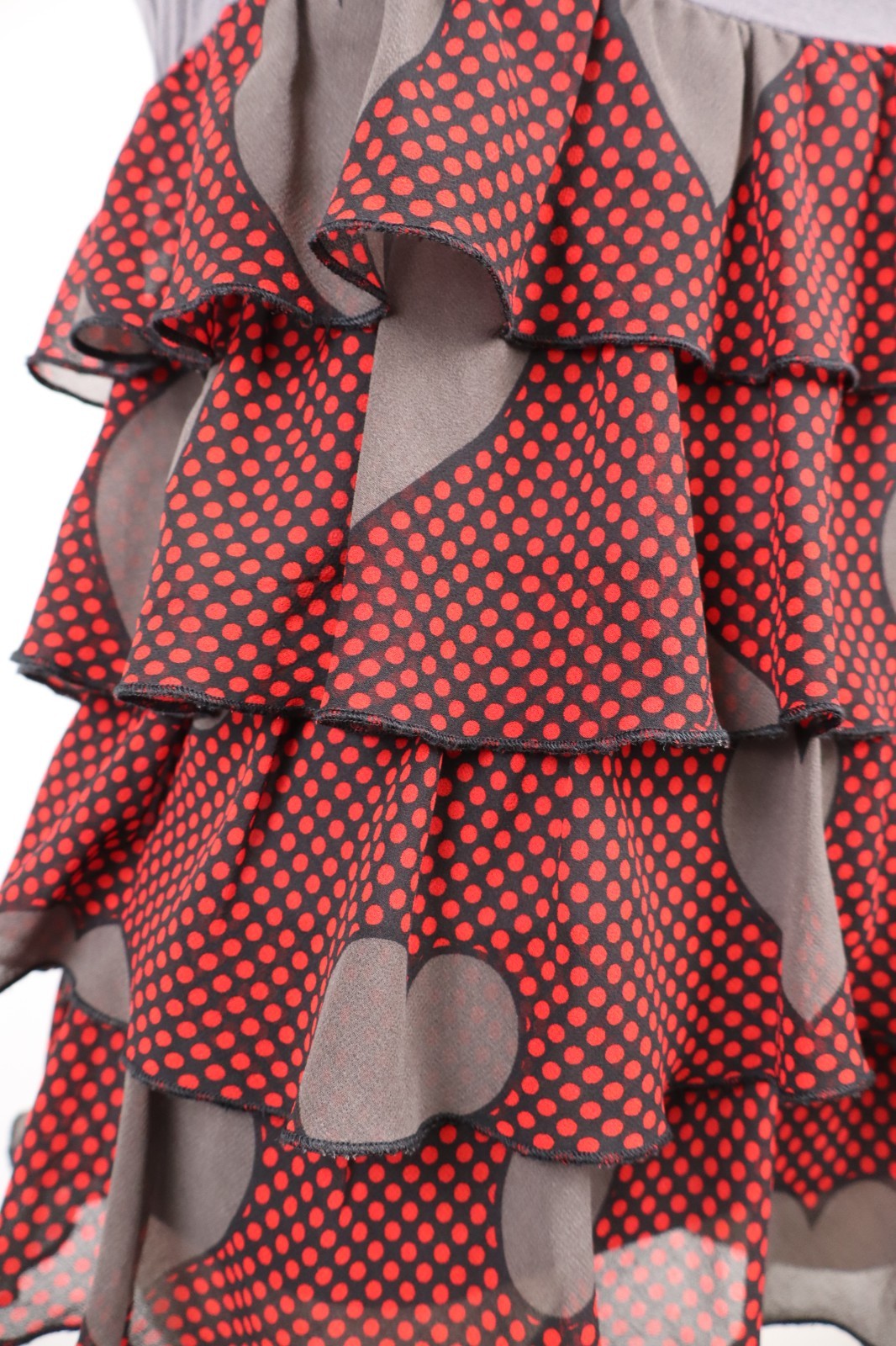 FORNARINA MAGLIA CANOTTA DONNA TG. M WOMAN CASUAL VINTAGE T-SHIRT TOP  VOLANT