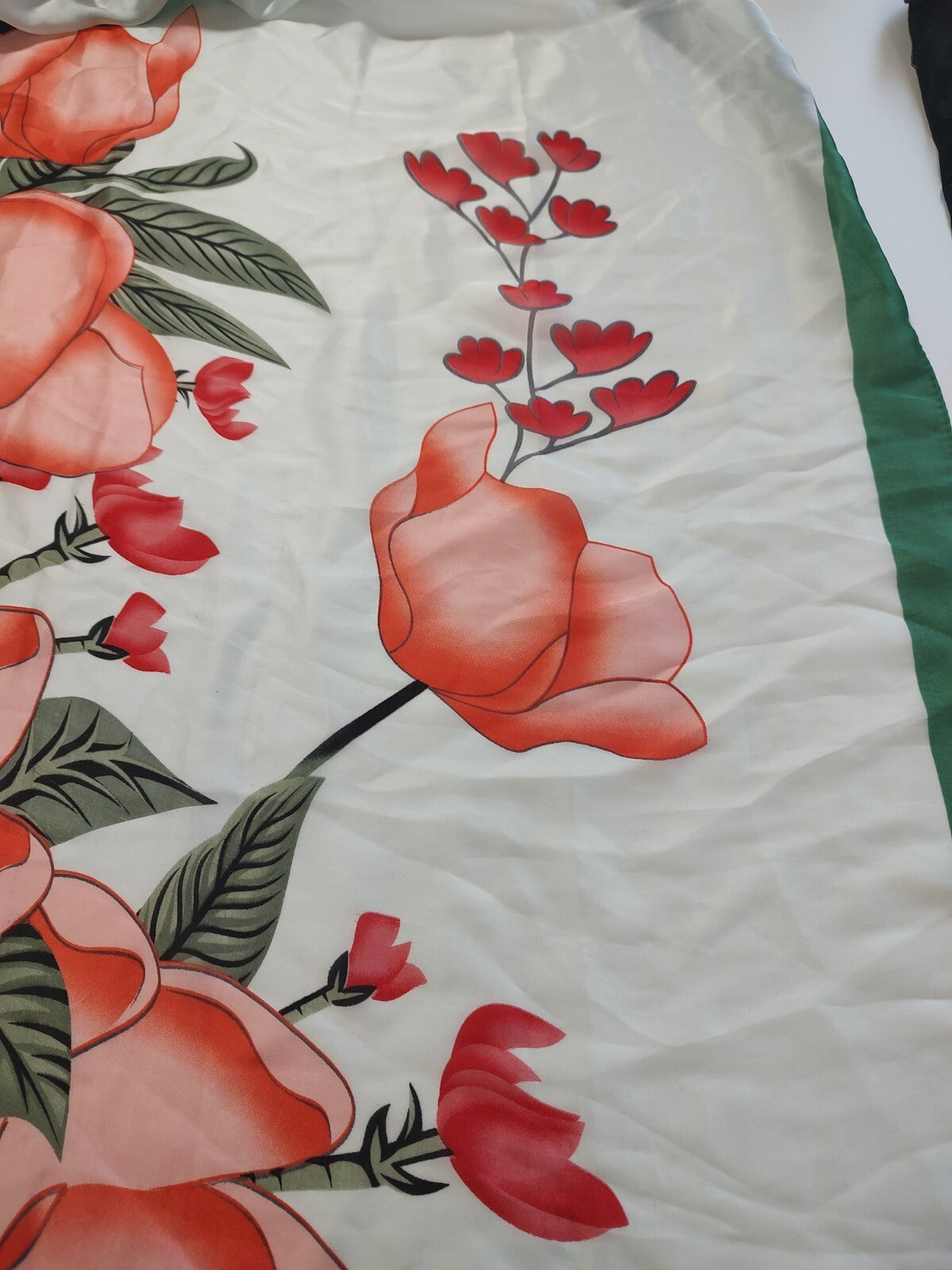 CARACCIOLO FOULARD 100% SILK SCARVES SCARF RECTANGLE SETA MADE IN ITALY