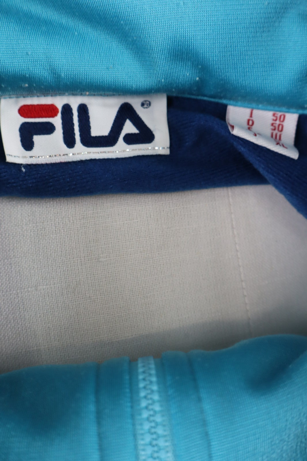 FILA FELPA CON ZIP MAGLIA UOMO Tg XXL MAN SWEATSHIRT CASUAL VINTAGE