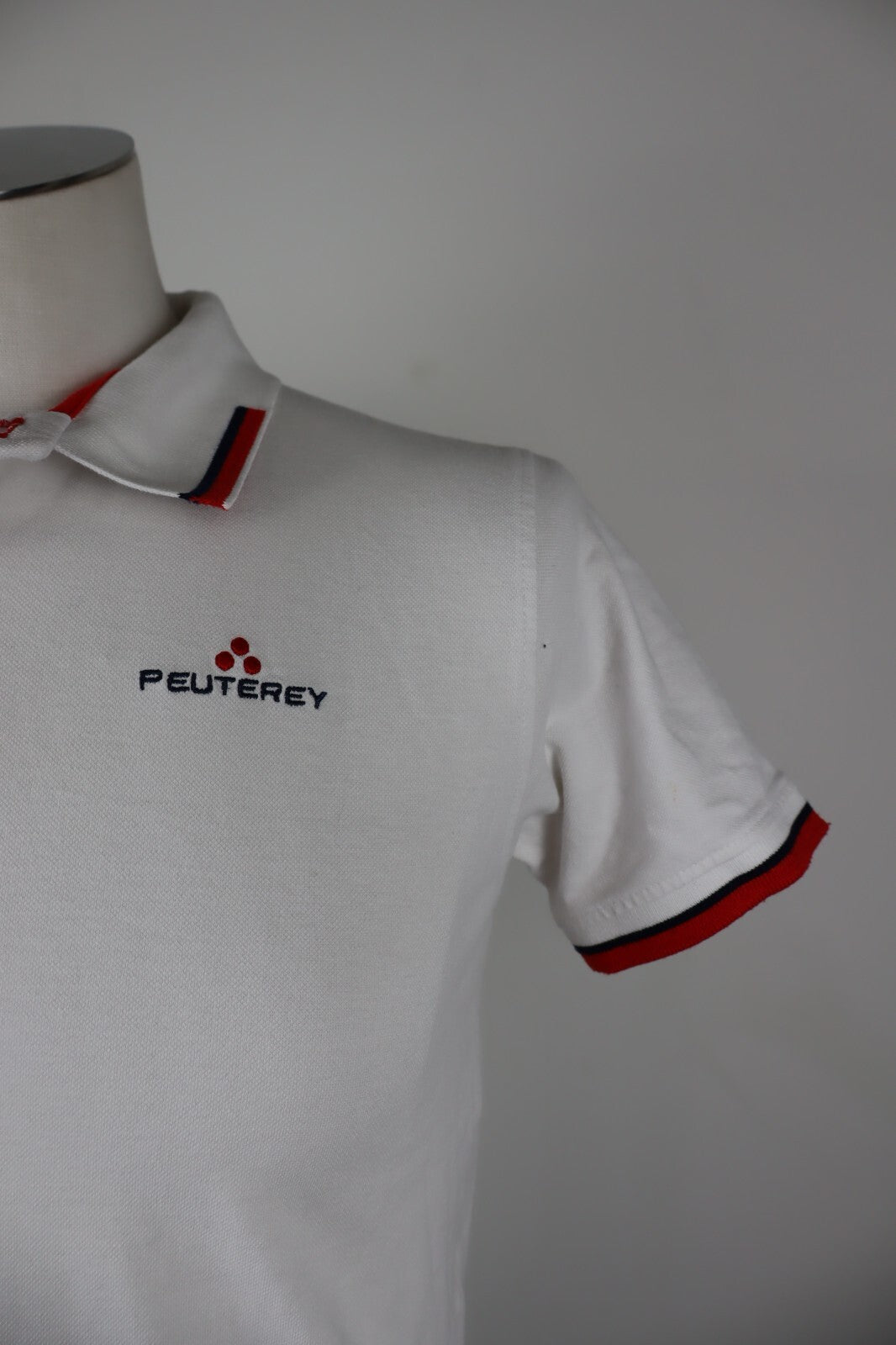 PEUTEREY POLO MAGLIA RAGAZZO COTONE 16 ANNI BOY COTTON T-SHIRT CASUAL VINTAGE