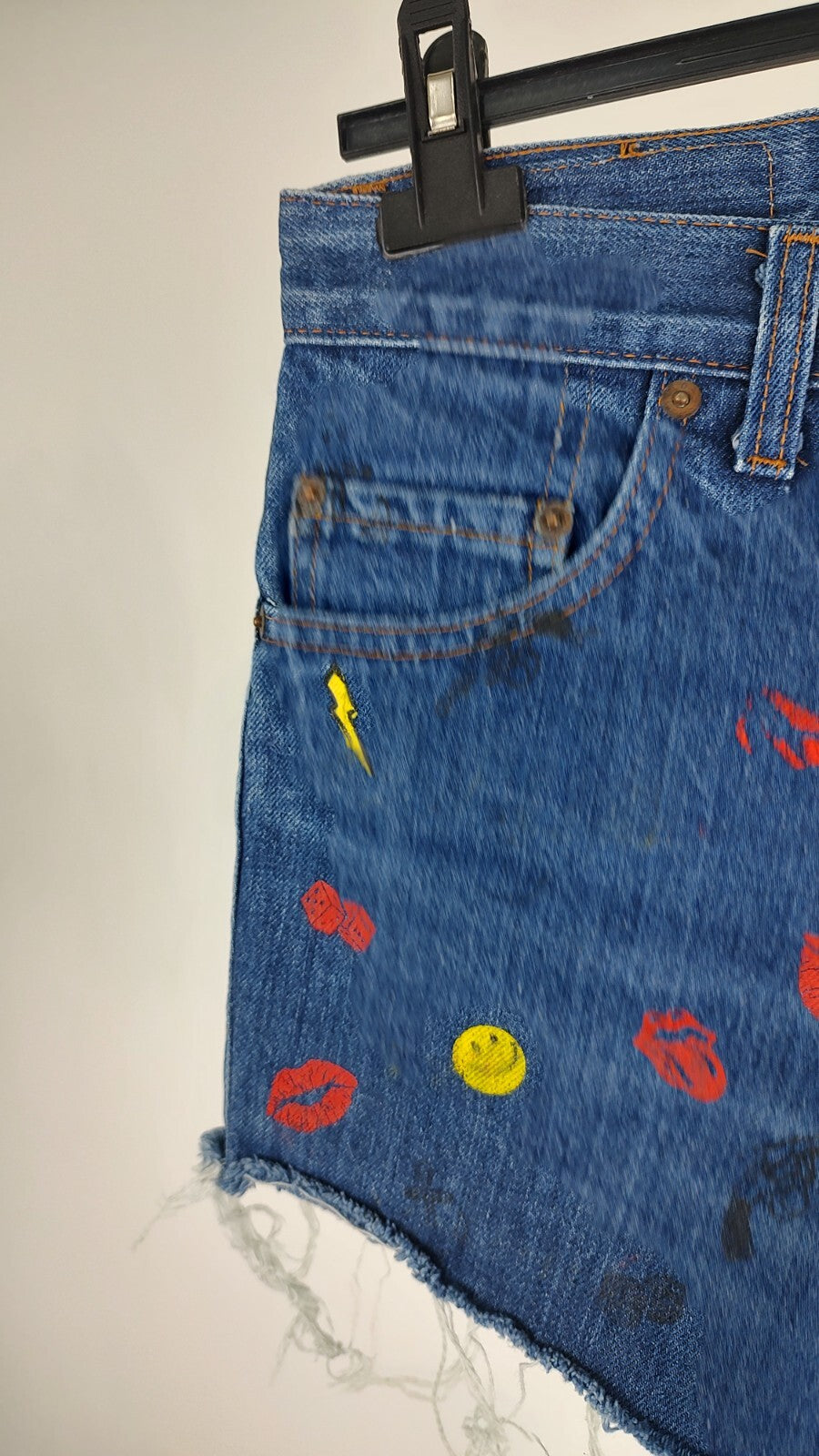 LEVI'S 603 PANTALONCINO DENIM JEANS DONNA TG 31 WOMAN VINTAGE SHORTS