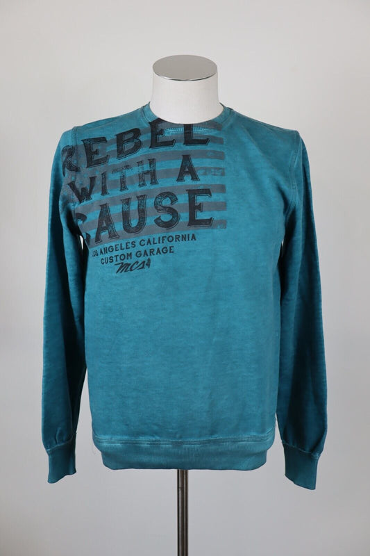 MARLBORO CLASSICS FELPA MAGLIA UOMO Tg M MAN CASUAL VINTAGE SWEATSHIRT CASUAL