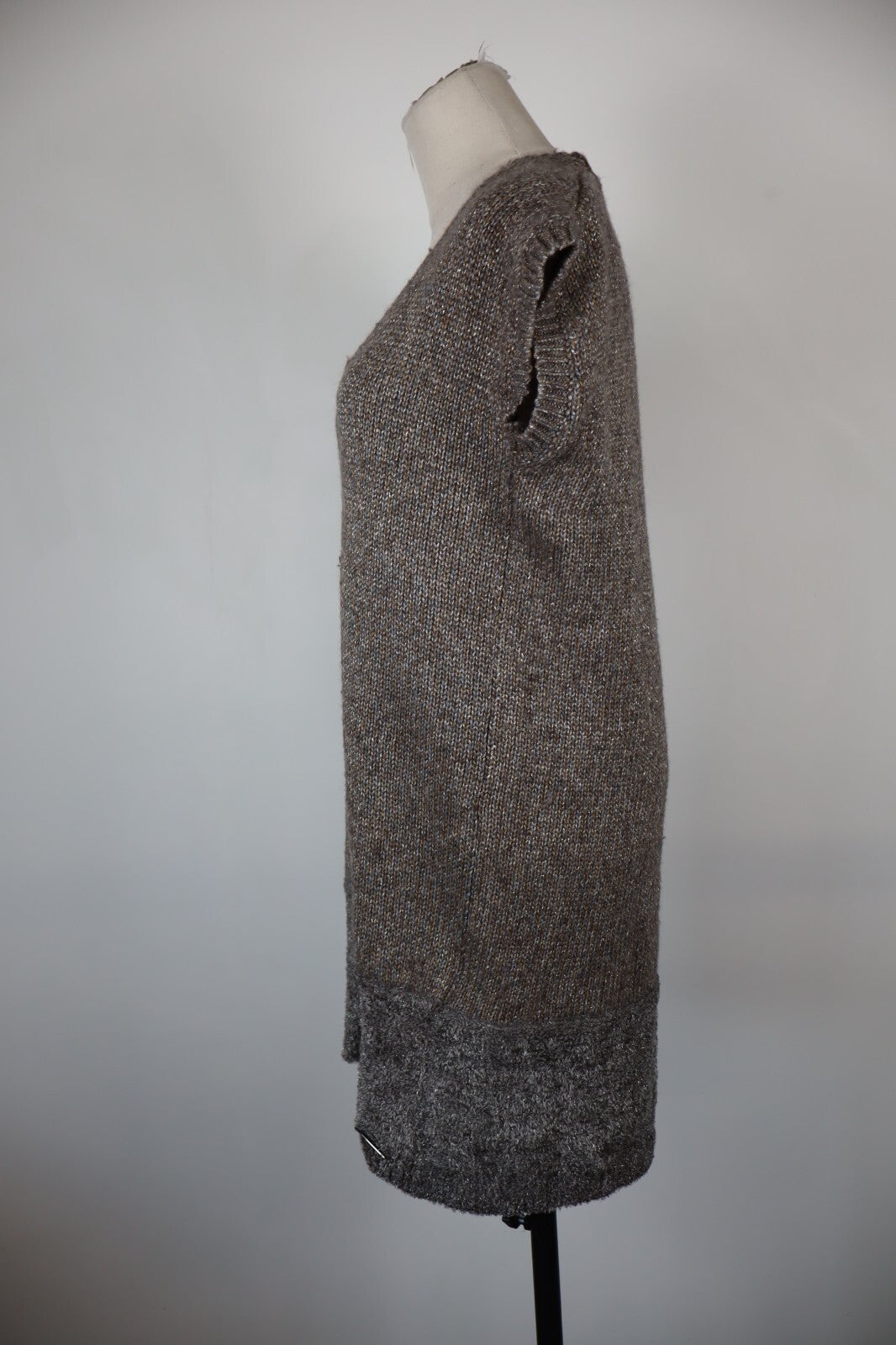LIU JO JEANS VESTITO DONNA TG L WOMAN CASUAL VINTAGE DRESS ABITO LANA WOOL