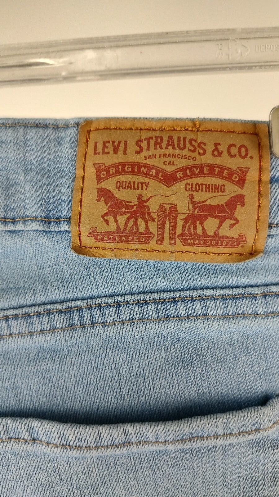 LEVI'S 711 PANTALONE DENIM JEANS DONNA TG W27 41 WOMAN VINTAGE PANTS