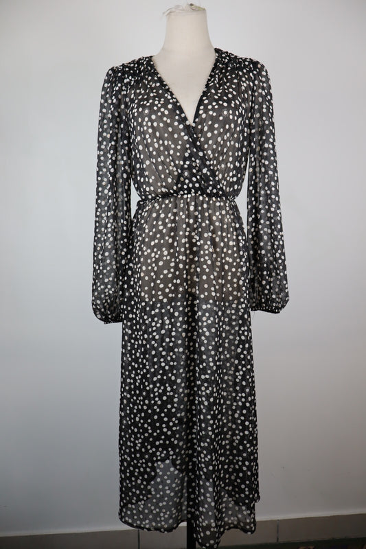 LIU JO VESTITO ABITO DONNA TG.  40 WOMAN CASUAL VINTAGE DRESS