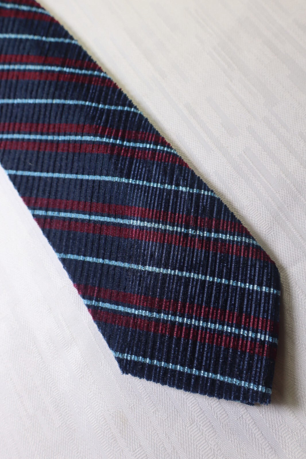 VALENTINO COTONE SETA TIE CRAVATTA NECKTIE ITALY VINTAGE CLASSIC