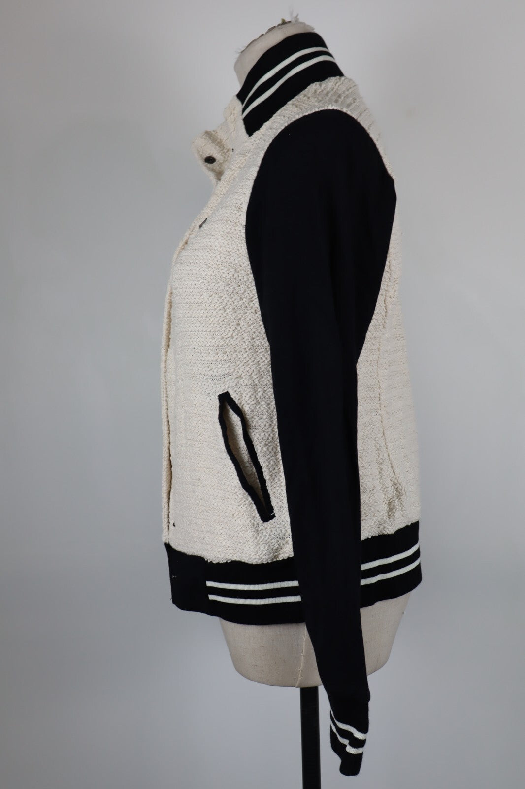 AUSTRALIAN FELPA JACKET CON BOTTONI DONNA Tg 44 WOMEN CASUAL SPORT SWEATSHIRT