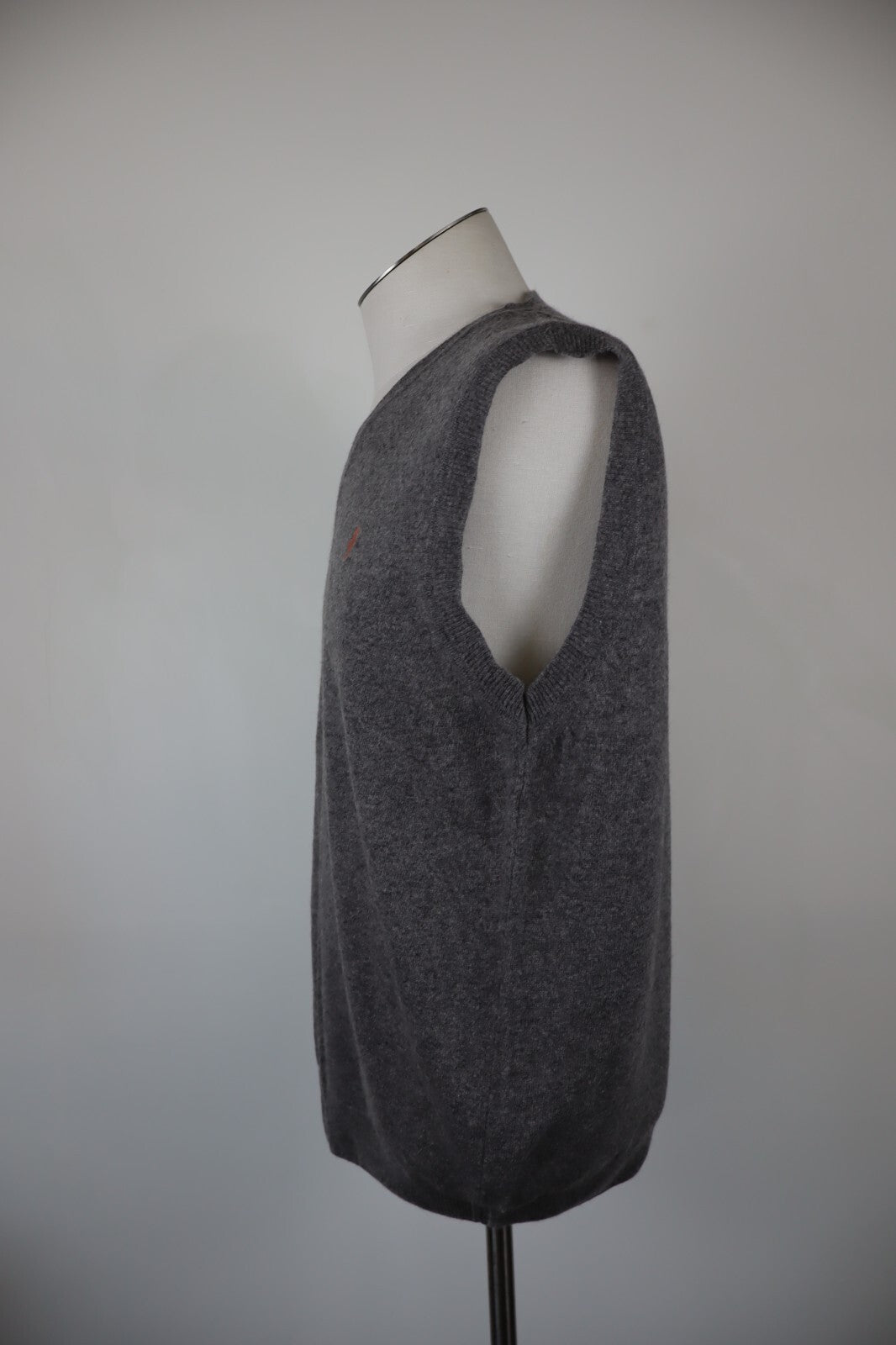 MARLBORO CLASSICS MAGLIONE SMANICATO LANA GILET UOMO Tg. L SWEATER MAN CASUAL