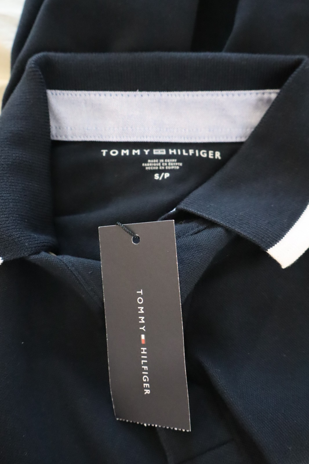 TOMMY HILFIGER MAGLIA POLO UOMO TG. S MAN T-SHIRT CASUAL VINTAGE COTONE CON TAG