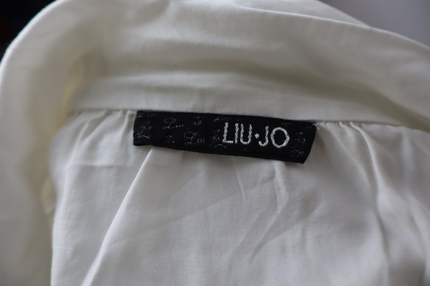 LIU JO MAGLIA DONNA TG. 42 WOMAN CASUAL VINTAGE T-SHIRT TOP COTONE BIANCO