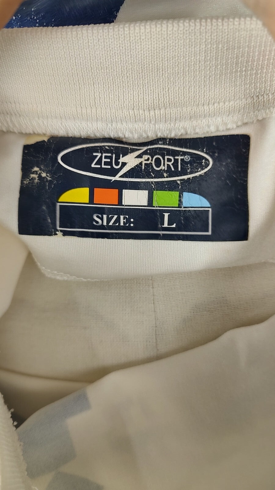 ZEUS POMIGLIANO N 4 MAGLIA CALCIO UOMO Tg L TRIKOT JERSEY SOCCER VINTAGE SPORT