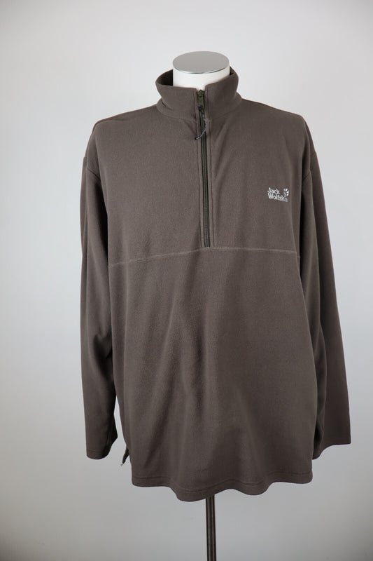 JACK WOLFSKIN FELPA UOMO Tg 2XL MAN CASUAL JACKET VINTAGE SPORT SWEATSHIRT