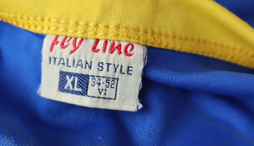 FLY LINE JUVE STABIA MAGLIA CALCIO TRIKOT UOMO XL SOCCER  T-SHIRT JERSEY VINTAGE