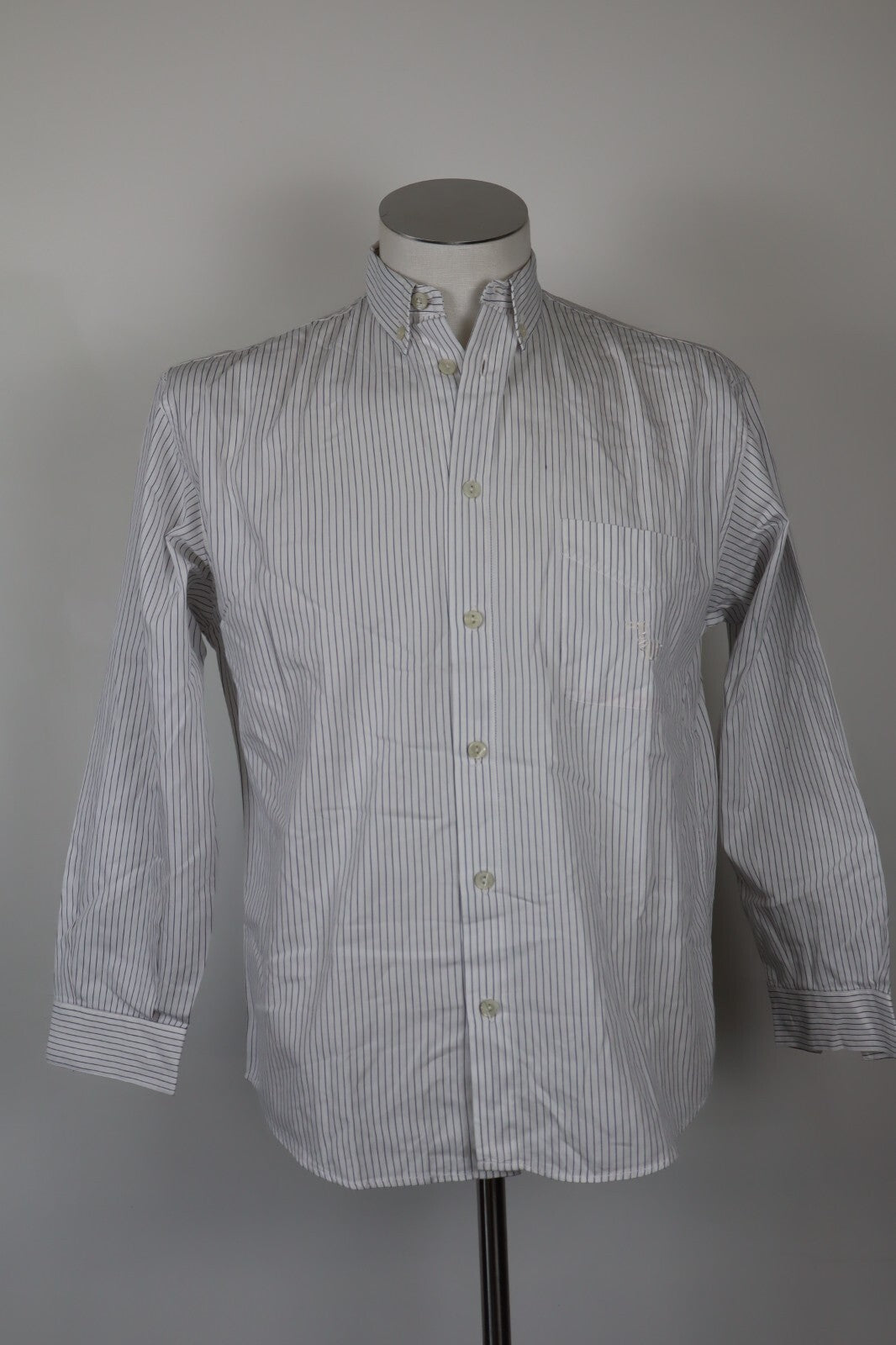 TRUSSARDI JR CAMICIA RAGAZZO TG 38 BOY CASUAL VINTAGE SHIRT COTONE COTTON