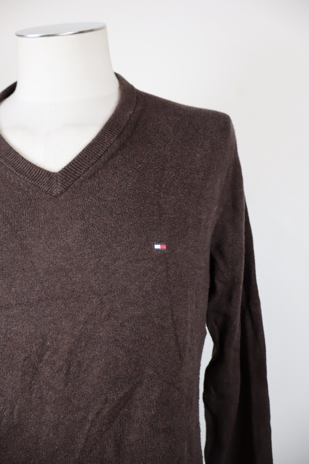 TOMMY HILFIGER MAGLIONE UOMO TG S MAN SWEATER CASUAL VINTAGE COTONE CASHMERE