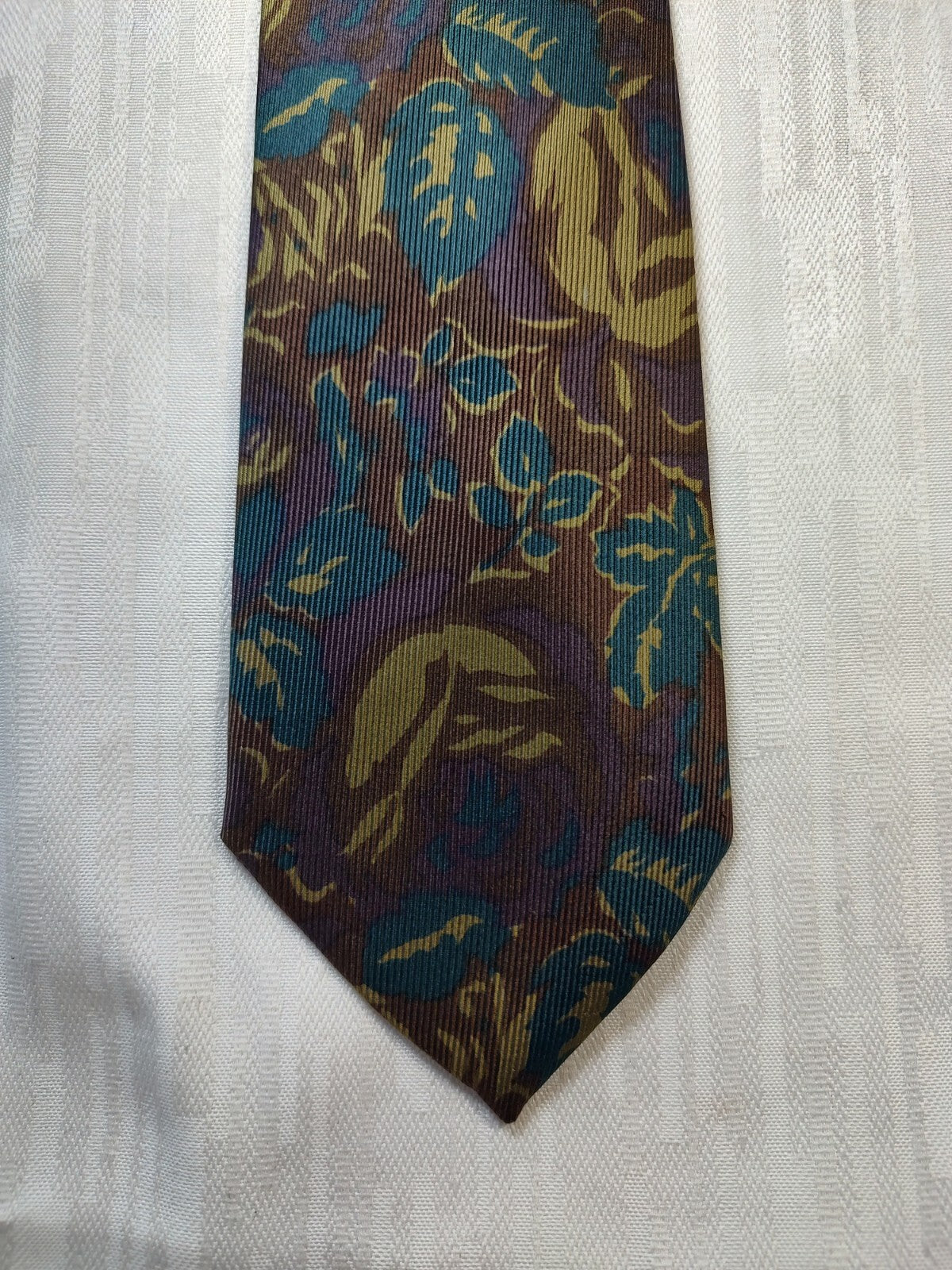 LES COPAINS 100% SILK TIE SETA CRAVATTA NECKTIE MADE IN ITALY CLASSIC
