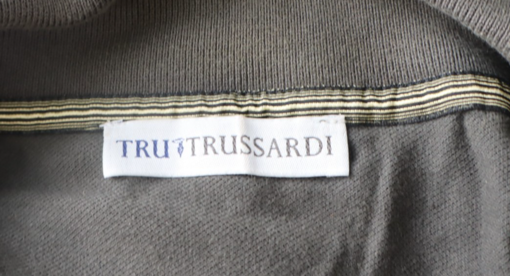 TRU TRUSSARDI POLO MAGLIA UOMO COTONE TG. 3XL MAN COTTON SHIRT CASUAL VINTAGE
