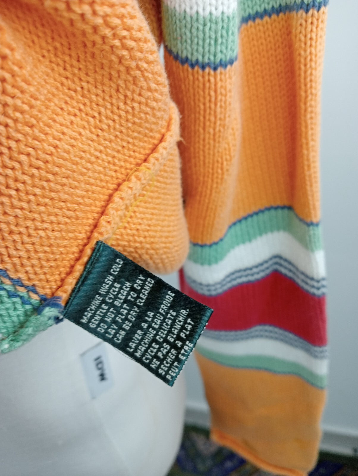 RALPH LAUREN MAGLIONE UOMO Tg. M MAN SWEATER CASUAL VINTAGE COTONE COTTON