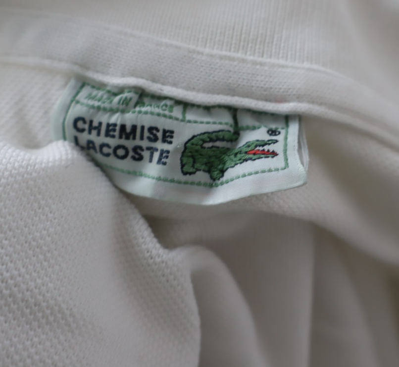 LACOSTE POLO MAGLIA UOMO COTONE TG. 4 MAN COTTON SHIRT CASUAL VINTAGE LOGO