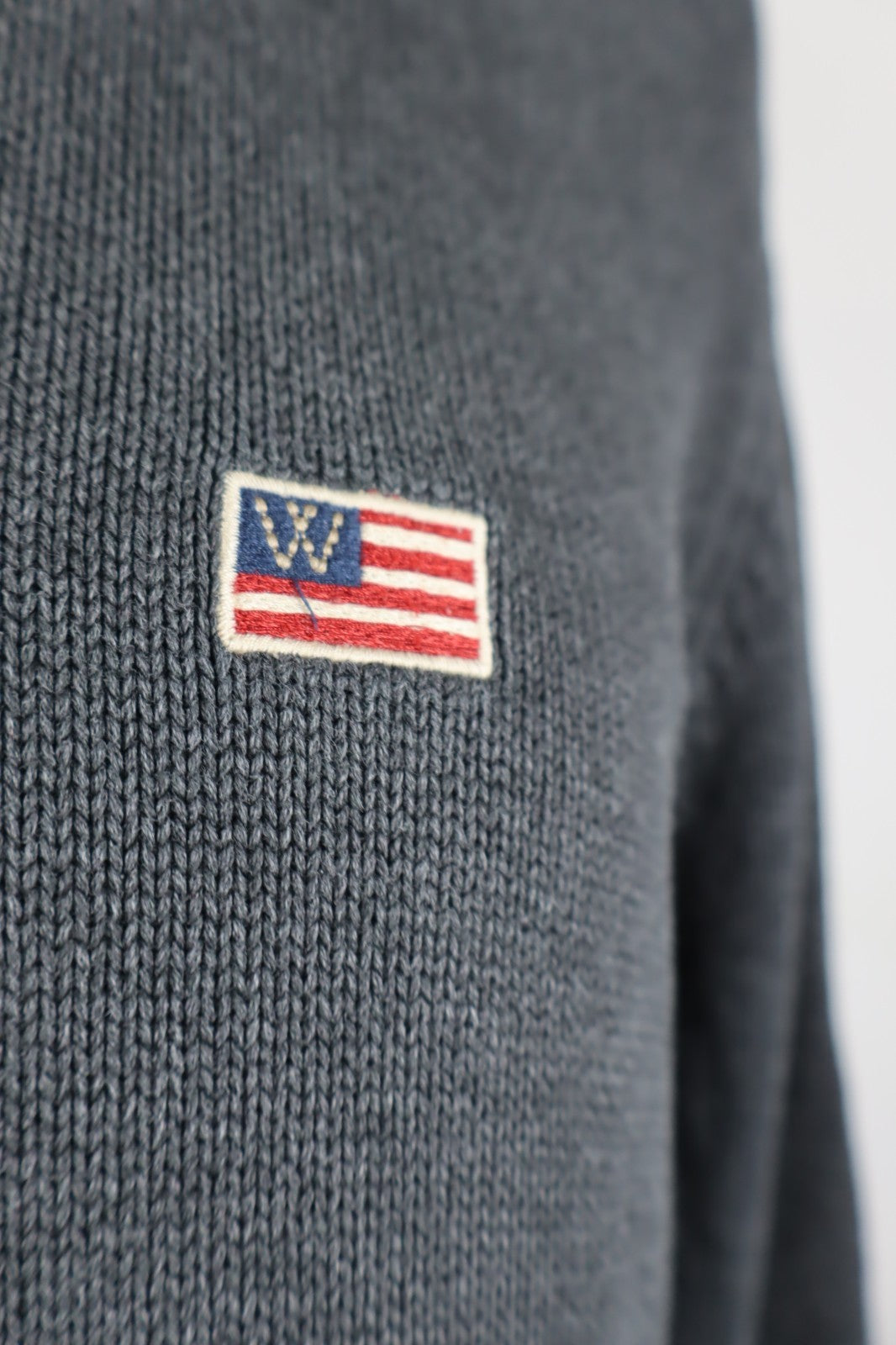 WRANGLER MAGLIONE MAGLIA CON ZIP VINTAGE UOMO COTONE TG XL MAN SWEATER CASUAL